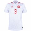 Maglia ufficiale Danimarca Hojlund 9 Casa Euro 2024 per Uomo